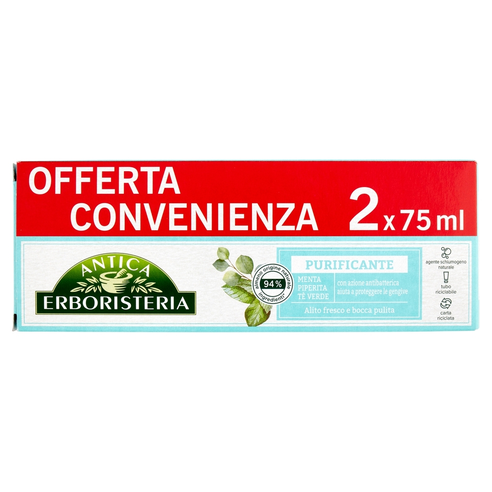 Antica Erboristeria Purificante 2 x 75 ml